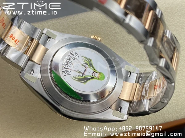 Rolex DateJust 41 126331 904L SS/RG Clean 1:1 Best Edition Champagne Dial pe brățară Oyster VR3235 - Super Clone Watch | 1:1 Best Version