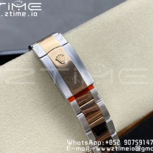 Rolex DateJust 41 126331 904L SS/RG Clean 1:1 Best Edition Champagne Dial pe brățară Oyster VR3235 - Super Clone Watch | 1:1 Best Version