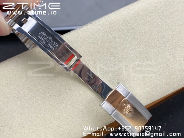 Rolex DateJust 41 126331 904L SS/RG Clean 1:1 Best Edition Champagne Dial pe brățară Oyster VR3235 - Super Clone Watch | 1:1 Best Version