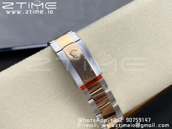Rolex DateJust 41mm 126331 904L SS Clean 1:1 Best Edition Brown Dial on SS/RG Oyster Bracelet VR3235 - Super Clone Watch | 1:1 Best Version