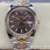 Rolex DateJust 41mm 126331 904L SS Clean 1:1 Best Edition Brown Dial on SS/RG Jubilee Bracelet VR3235 - Super Clone Watch | 1:1 Best Version