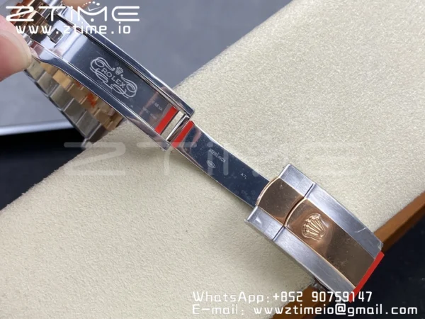 Rolex DateJust 41mm 126331 904L SS Clean 1:1 Best Edition Brown Dial on SS/RG Jubilee Bracelet VR3235 - Super Clone Watch | 1:1 Best Version