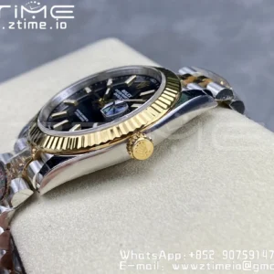 Rolex DateJust 41 126333 Clean 1:1 Best Edition 904L Steel Black Stick Dial on SS/YG Jubilee Bracelet VR3235 - Super Clone Watch | 1:1 Best Version