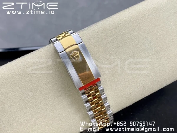 Rolex DateJust 41 126333 Clean 1:1 Best Edition 904L Steel Black Stick Dial on SS/YG Jubilee Bracelet VR3235 - Super Clone Watch | 1:1 Best Version