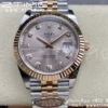 Rolex DateJust 41 126331 904L SS/RG Clean 1:1 Best Edition Champagne Dial with Diamonds Markers on Jubilee Bracelet VR3235 - Super Clone Watch | 1:1 Best Version