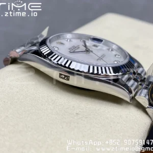 Rolex DateJust 41 126334 Clean 1:1 Best Edition 904L Steel MOP Diamond Dial on Jubilee Bracelet VR3235 - Super Clone Watch | 1:1 Best Version