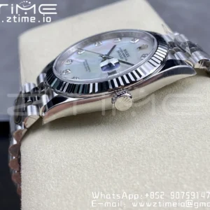 Rolex DateJust 41 126334 Clean 1:1 Best Edition 904L Steel MOP Diamond Dial on Jubilee Bracelet VR3235 - Super Clone Watch | 1:1 Best Version