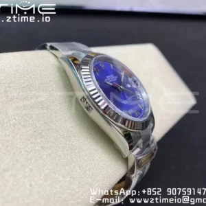 Rolex DateJust 41 126334 Clean 1:1 Best Edition 904L Steel Blue Roman Dial on Oyster Bracelet VR3235 - Super Clone Watch | 1:1 Best Version