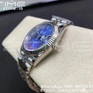 Rolex DateJust 41 126334 Clean 1:1 Best Edition 904L Steel Blue Roman Dial on Jubilee Bracelet VR3235 - Super Clone Watch | 1:1 Best Version