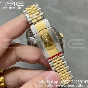 Rolex DateJust 41 126333 Clean 1:1 Best Edition 904L Steel Gray Dial Green Roman Marker on SS/YG Jubilee Bracelet VR3235 - Super Clone Watch | 1:1 Best Version