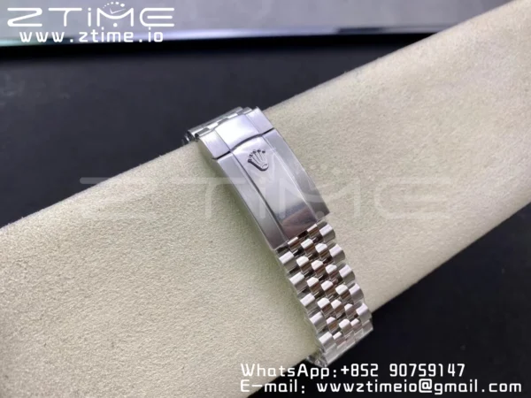 Rolex DateJust 41 126334 Clean 1:1 Best Edition 904L Steel Black Stick Dial on Jubilee Bracelet VR3235 - Super Clone Watch | 1:1 Best Version