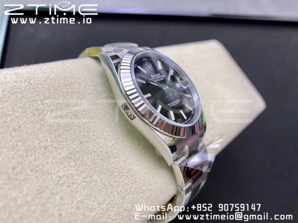 Rolex DateJust 41 126334 Clean 1:1 Best Edition 904L Steel Black Stick Dial on Oyster Bracelet VR3235 - Super Clone Watch | 1:1 Best Version