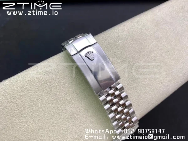Rolex DateJust 41 126334 Clean 1:1 Best Edition 904L Steel White Stick Dial on Jubilee Bracelet VR3235 - Super Clone Watch | 1:1 Best Version