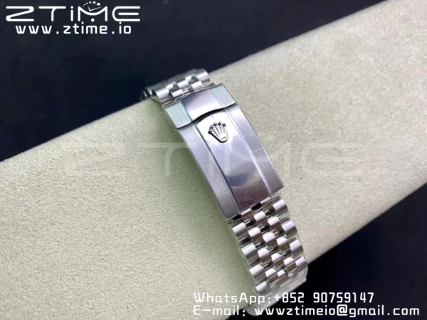 Rolex DateJust 41 126334 Clean 1:1 Best Edition 904L Steel Silvery Stick Dial on Jubilee Bracelet VR3235 - Super Clone Watch | 1:1 Best Version