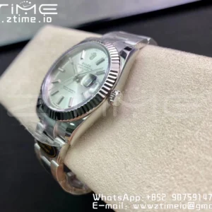 Rolex DateJust 41 126334 Clean 1:1 Best Edition 904L Steel Silvery Stick Dial on Oyster Bracelet VR3235 - Super Clone Watch | 1:1 Best Version