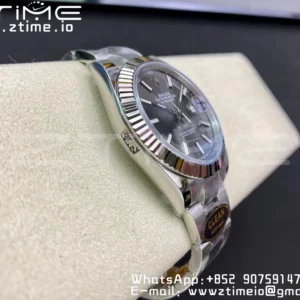 Rolex Rolex DateJust 41 126334 Clean 1:1 Best Edition 904L Steel Gray Stick Dial on Oyster Bracelet VR3235 - Super Clone Watch | 1:1 Best Version