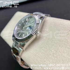 Rolex Rolex DateJust 41 126334 Clean 1:1 Best Edition 904L Steel Gray Stick Dial on Oyster Bracelet VR3235 - Super Clone Watch | 1:1 Best Version