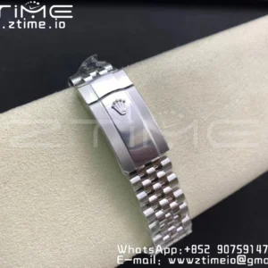 Rolex DateJust 41 126334 Clean 1:1 Best Edition 904L Steel Wimbledon Dial on Jubilee Bracelet VR3235 - Super Clone Watch | 1:1 Best Version