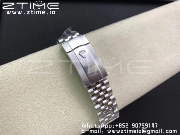 Rolex DateJust 41 126334 Clean 1:1 Best Edition 904L Steel Wimbledon Dial on Jubilee Bracelet VR3235 - Super Clone Watch | 1:1 Best Version