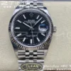 Rolex DateJust 36 126234 904L SS Clean Factory 1:1 Best Edition Fluted Bezel Black Dial on Jubilee Bracelet VR3235 - Super Clone Watch | 1:1 Best Version