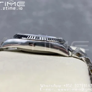Rolex DateJust 36 126234 904L SS Clean Factory 1:1 Best Edition Fluted Bezel Black Dial on Jubilee Bracelet VR3235 - Super Clone Watch | 1:1 Best Version