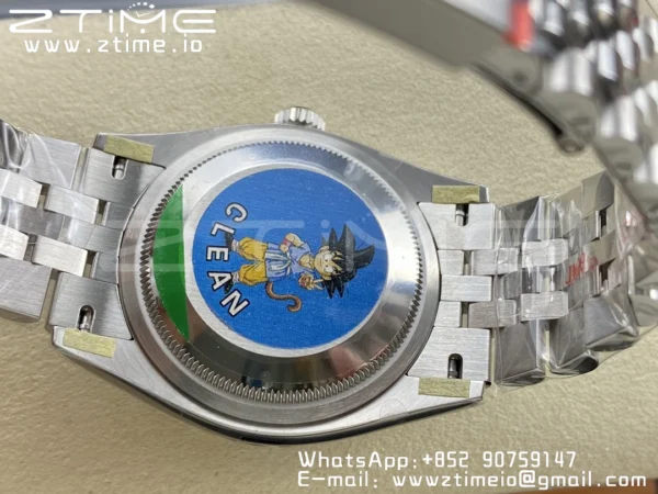Rolex DateJust 36 126234 904L SS Clean Factory 1:1 Best Edition Fluted Bezel Black Dial on Jubilee Bracelet VR3235 - Super Clone Watch | 1:1 Best Version