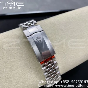 Rolex DateJust 36 126234 904L SS Clean Factory 1:1 Best Edition Fluted Bezel Black Dial on Jubilee Bracelet VR3235 - Super Clone Watch | 1:1 Best Version