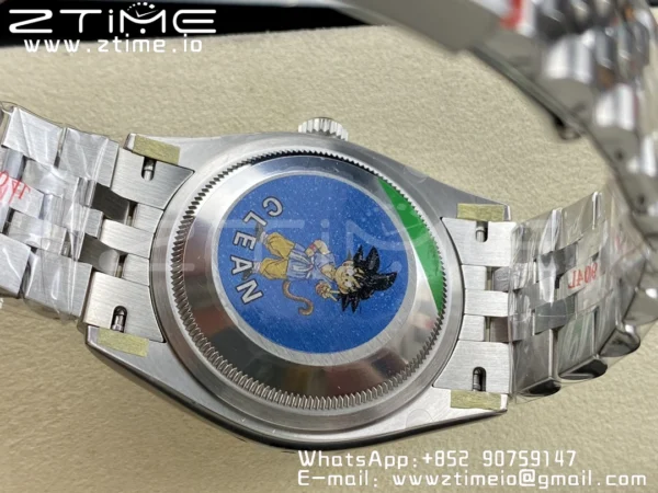 Rolex DateJust 36 126234 904L SS Clean Factory 1:1 Best Edition Fluted Bezel Green Dial on Jubilee Bracelet VR3235 - Super Clone Watch | 1:1 Best Version