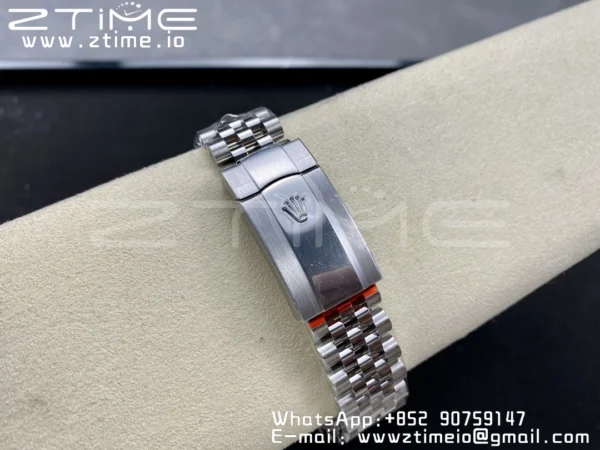 Rolex DateJust 36 126234 904L SS Clean Factory 1:1 Best Edition Fluted Bezel Green Dial on Jubilee Bracelet VR3235 - Super Clone Watch | 1:1 Best Version