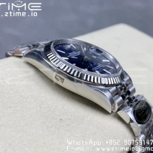 Rolex DateJust 36 126234 904L SS Clean Factory 1:1 Best Edition Fluted Bezel Blue Dial on Jubilee Bracelet VR3235 - Super Clone Watch | 1:1 Best Version