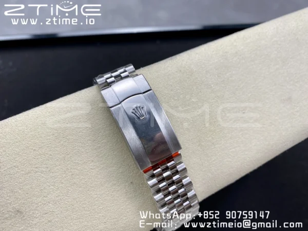 Rolex DateJust 36 126234 904L SS Clean Factory 1:1 Best Edition Fluted Bezel Blue Dial on Jubilee Bracelet VR3235 - Super Clone Watch | 1:1 Best Version