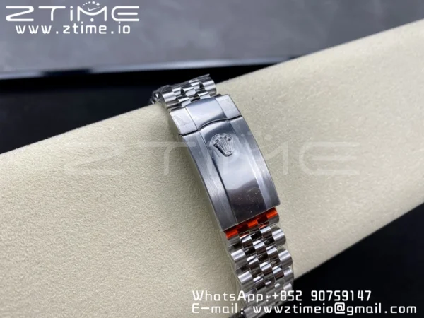 Rolex DateJust 36 126234 904L SS Clean Factory 1:1 Best Edition Fluted Bezel White Roman Dial on Jubilee Bracelet VR3235 - Super Clone Watch | 1:1 Best Version