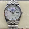 Rolex DateJust 36mm 126234 Clean 1:1 Best Edition 904L Steel MOP Diamond Dial on Jubilee Bracelet VR3235 - Super Clone Watch | 1:1 Best Version