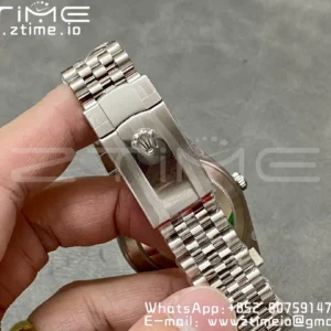 Rolex DateJust 36 126234 904L SS Clean Factory 1:1 Best Edition Fluted Bezel Bluw Roman Dial on Jubilee Bracelet VR3235 - Super Clone Watch | 1:1 Best Version