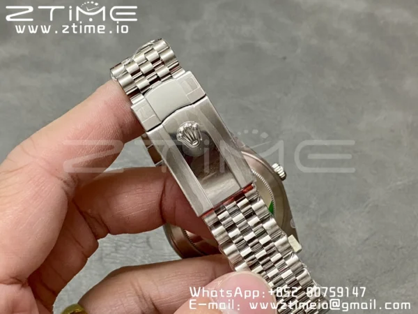 Rolex DateJust 36 126234 904L SS Clean Factory 1:1 Best Edition Fluted Bezel Bluw Roman Dial on Jubilee Bracelet VR3235 - Super Clone Watch | 1:1 Best Version