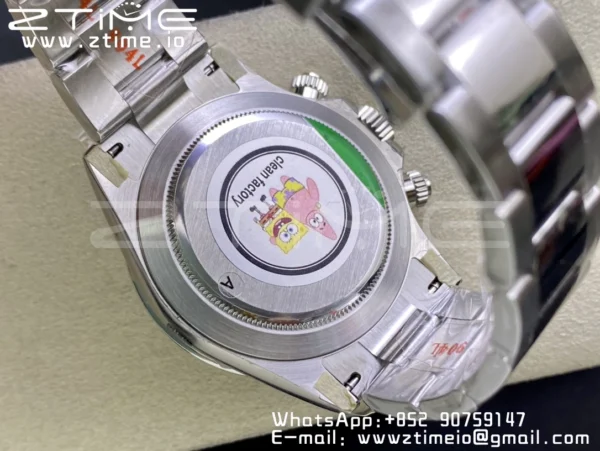 Rolex Daytona 116520 Clean Factory 1:1 Best Edition 904L SS Case and Bracelet Black Dial SA4130 v2 - Super Clone Watch | 1:1 Best Version