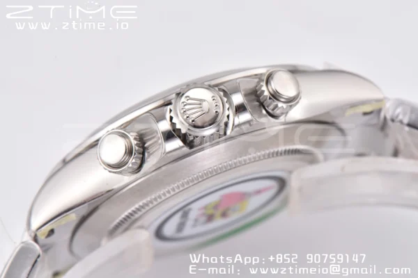 Rolex Daytona 116520 Clean Factory 1:1 Best Edition 904L SS Case and Bracelet Black Dial SA4130 v2 - Super Clone Watch | 1:1 Best Version