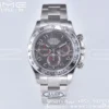 Rolex Daytona 116509 Clean 1:1 Best Edition 904L SS Case Black Dial on SS Bracelet SA4130 V2 - Super Clone Watch | 1:1 Best Version