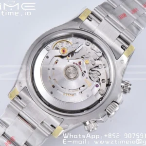 Rolex Daytona 116509 Clean 1:1 Best Edition 904L SS Case Black Dial on SS Bracelet SA4130 V2 - Super Clone Watch | 1:1 Best Version
