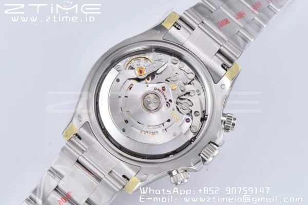 Rolex Daytona 116509 Clean 1:1 Best Edition 904L SS Case Black Dial on SS Bracelet SA4130 V2 - Super Clone Watch | 1:1 Best Version