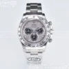 Rolex Daytona 116509 Clean 1:1 Mejor Edición 904L SS Caja Gris Dial en SS Pulsera SA4130 V2 - Super Clone Watch | 1:1 Mejor Versión
