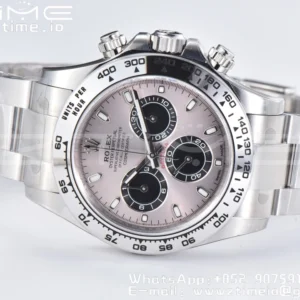 Rolex Daytona 116509 Čisté 1:1 nejlepší vydání 904L SS pouzdro šedý číselník na SS náramku SA4130 V2 - Super klon hodinky | 1:1 nejlepší verze
