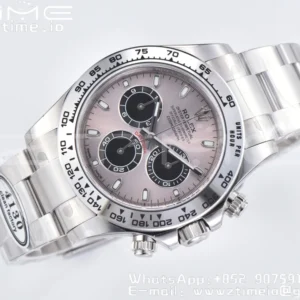 Rolex Daytona 116509 Čisté 1:1 nejlepší vydání 904L SS pouzdro šedý číselník na SS náramku SA4130 V2 - Super klon hodinky | 1:1 nejlepší verze