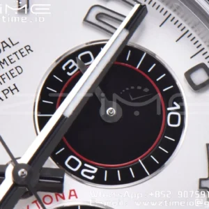 Rolex Daytona 116509 Clean 1:1 Best Edition Cassa 904L SS Quadrante Bianco su Bracciale SS SA4130 V2 - Orologio Super Clone | 1:1 Best Version