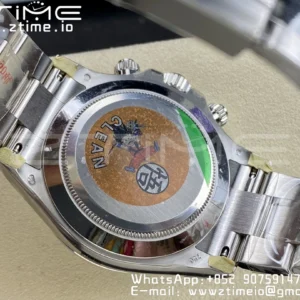 Rolex Daytona 116509 Clean 1:1 Best Edition Cassa 904L SS Quadrante Bianco su Bracciale SS SA4130 V2 - Orologio Super Clone | 1:1 Best Version