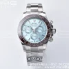 Rolex Daytona 116506 Clean 1:1 Best Edition Ice Blue Dial Crystal Markers on SS Bracelet SA4130 v2 - Super Clone Watch | 1:1 Best Version
