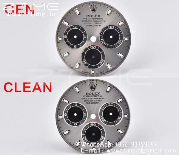 ロレックスデイトナ116519クリーンファクトリー1:1ベスト版グレーダイヤルオイスターフレックスラバーストラップSA4130 v2 - スーパークローン時計｜1:1ベスト版