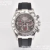 Rolex Daytona 116509 Clean 1:1 Best Edition 904L SS Cassa Quadrante Grigio su Cinturino in Gomma SA4130 V2 - Orologio Super Clone | 1:1 Best Version
