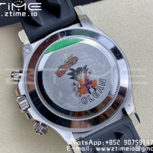 Rolex Daytona 116519 Clean Factory 1:1 Best Edition Black Diamonds Dial on Oysterflex Rubber Strap SA4130 V2 - Super Clone Watch | 1:1 Best Version