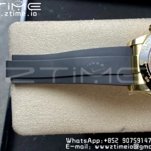 Rolex Daytona 116518 Clean Factory YG 1:1 Best Edition YG Dial on Oysterflex Rubber Strap SA4130 v2 - Super Clone Watch | 1:1 Best Version